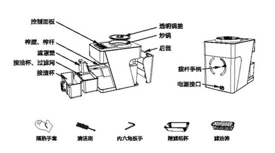 家用榨油機的組成、清潔、維護