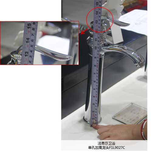 品牌產品:法恩莎衛浴單孔加高龍頭F1L9027C測評