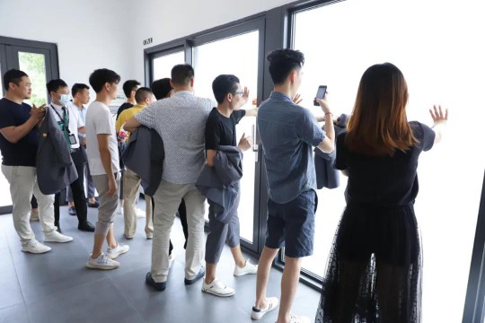 歐哲門窗總部迎來江門湛江設計力量協會設計師朋友到訪