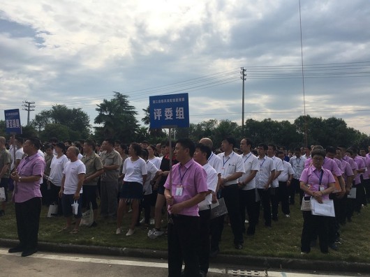 2020浦江縣鎖具裝配職業(yè)技能競賽在梅花鎖業(yè)廠區(qū)隆重開幕