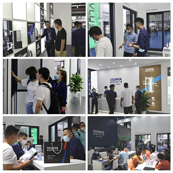 展會進行時丨皇雅門窗系統南京移門展首日盛況，現場直擊!